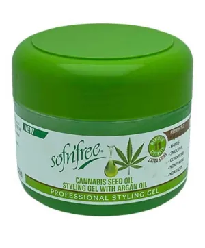 M And M Cosmetics Sof N Free Cannabis Seed Oil Styling Gel