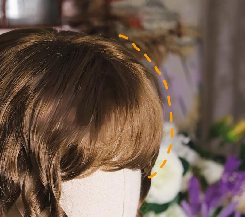 Mabuxi~Retro Lolita Wig Elegant Roman Curls Gorgeous Court Wigs