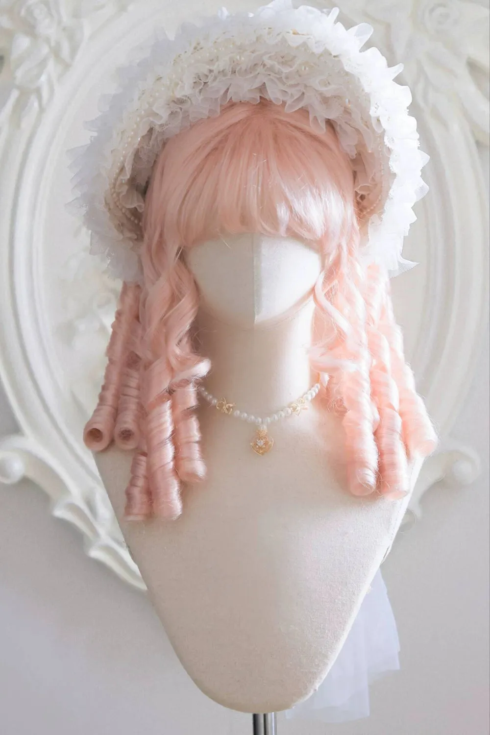 Mabuxi~Retro Lolita Wig Elegant Roman Curls Gorgeous Court Wigs