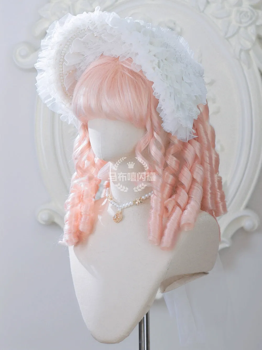 Mabuxi~Retro Lolita Wig Elegant Roman Curls Gorgeous Court Wigs