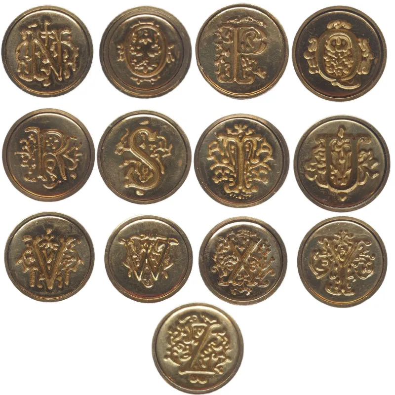 Manuscript Initial & Wax - Boxed Wax Seal Stamp Set