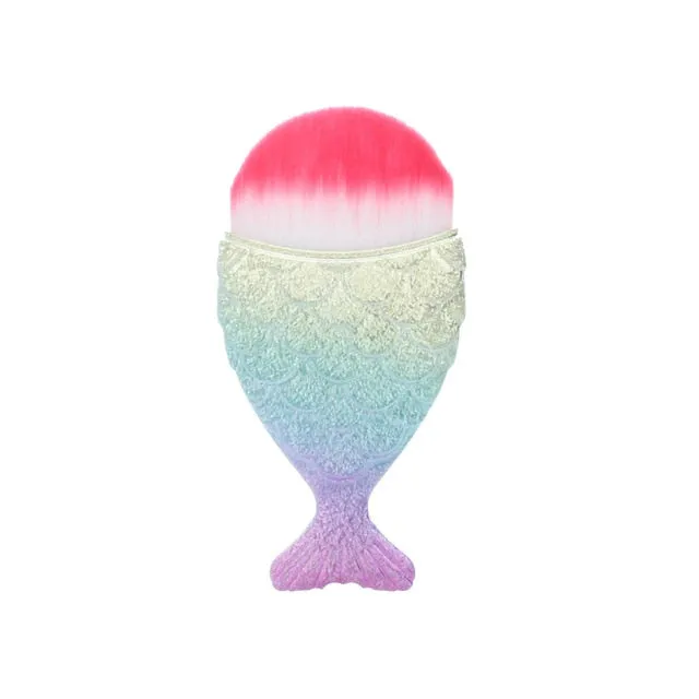 Mermaid Shape Makeup Brush