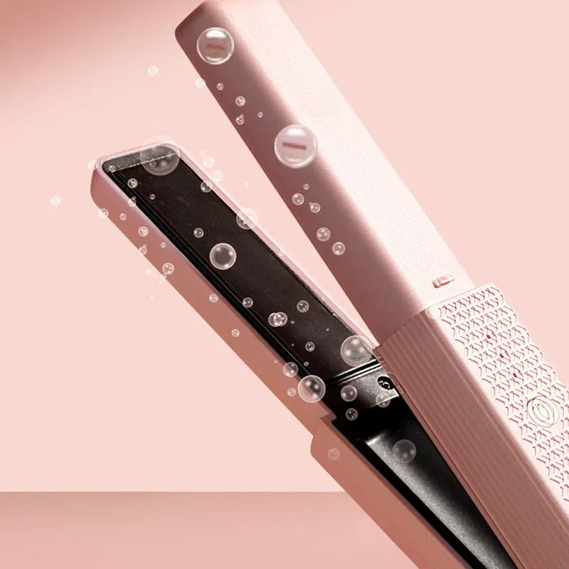 Mini USB Cordless Straight & Curl Curling Iron