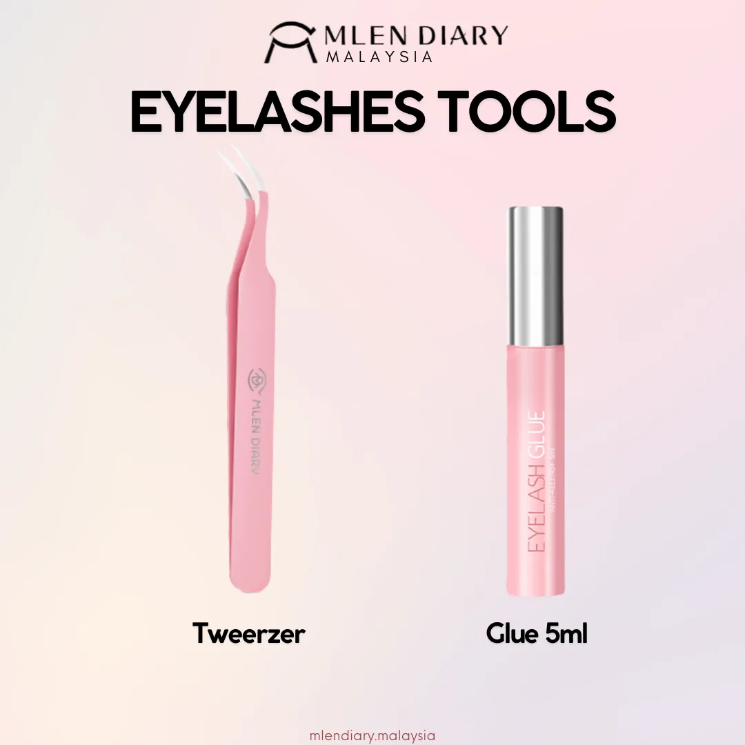 MLEN DIARY Fox Kitten Ear Gemini Fairy False Eyelashes
