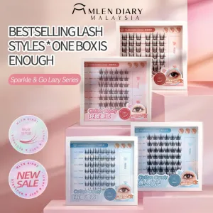MLEN DIARY Fox Kitten Ear Gemini Fairy False Eyelashes