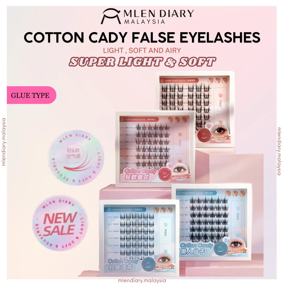 MLEN DIARY Fox Kitten Ear Gemini Fairy False Eyelashes