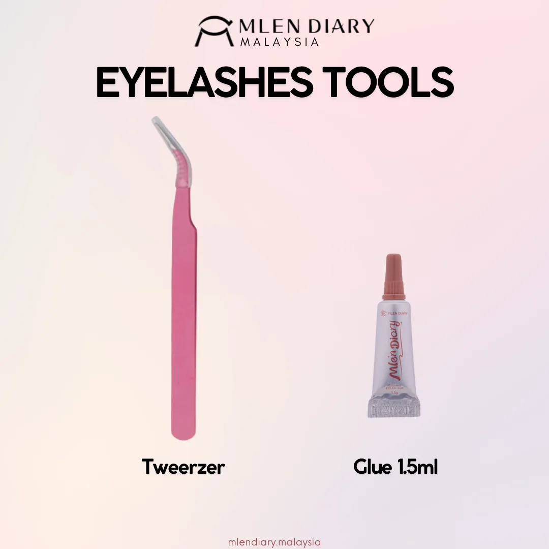 MLEN DIARY Fox Kitten Ear Gemini Fairy False Eyelashes