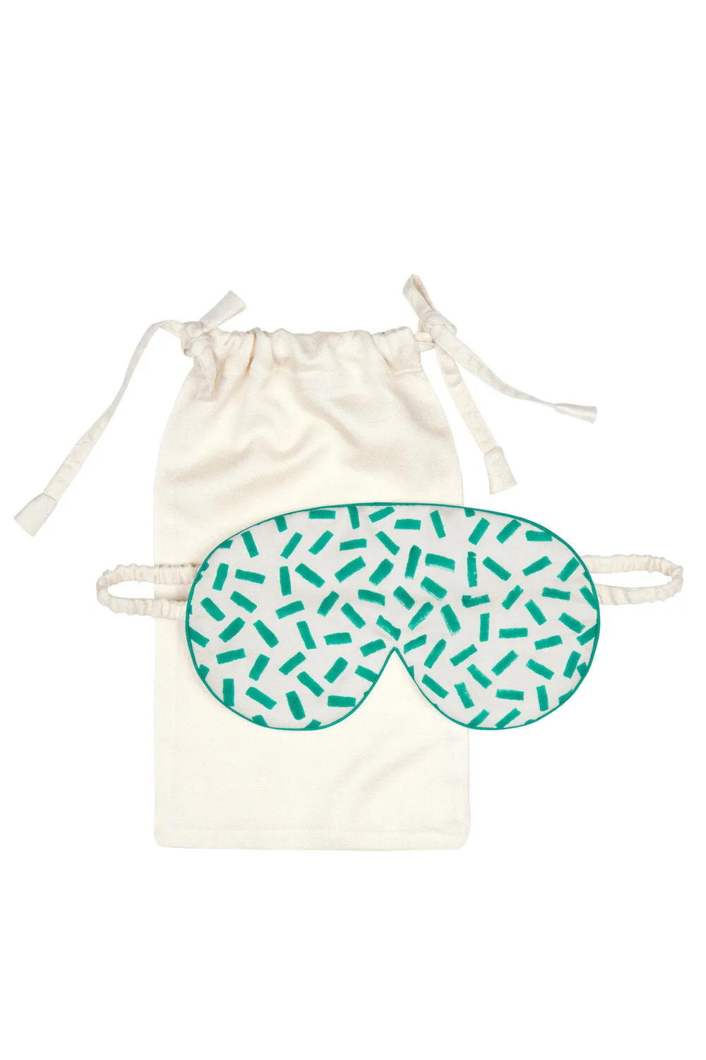 Mulberry Silk Eye Mask - Andaman Green