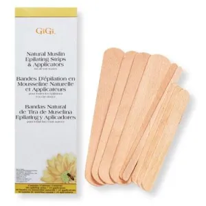 Muslin & Spatulas Combo epilating strips & applicators item # 0680