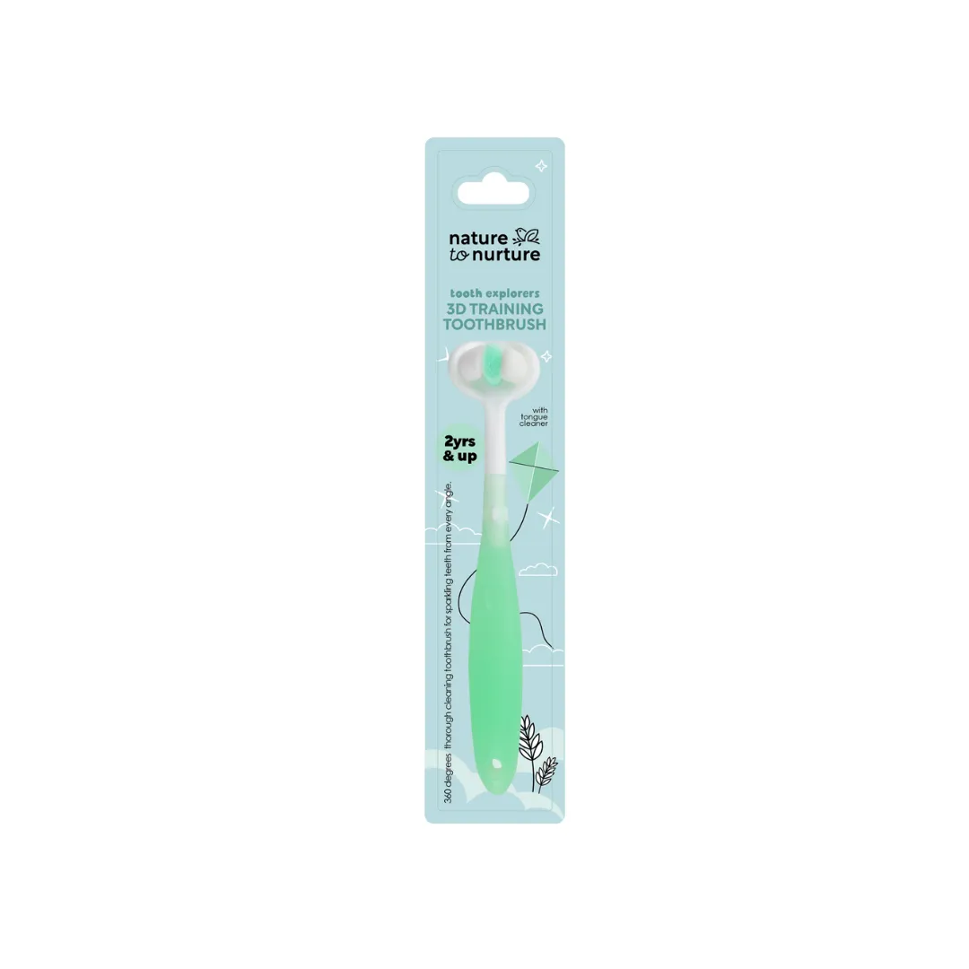 Nature to Nurture Tooth Explorers 3D Training Toothbrush, 2 years & up
