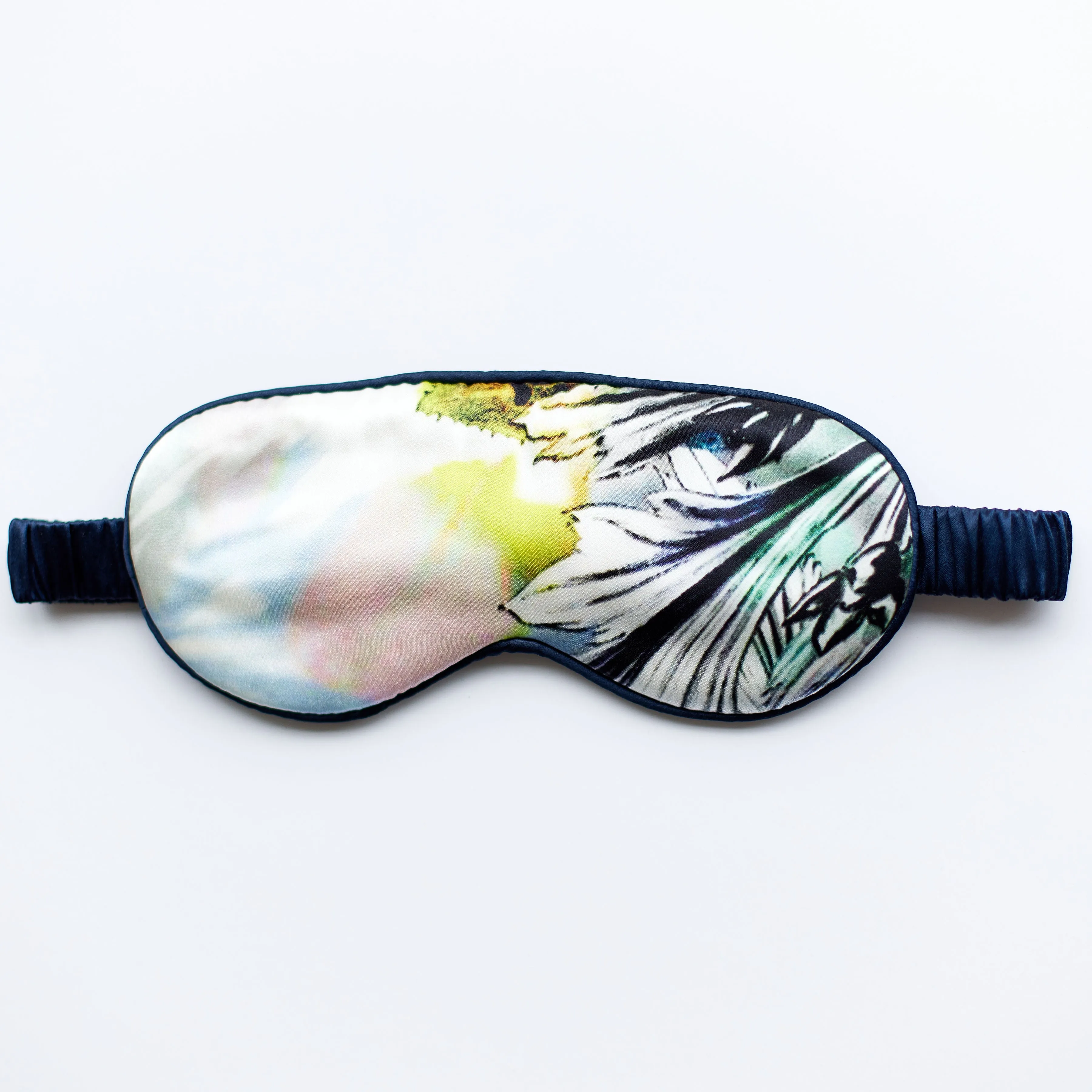 NILOFAR NAVY SILK EYE MASK