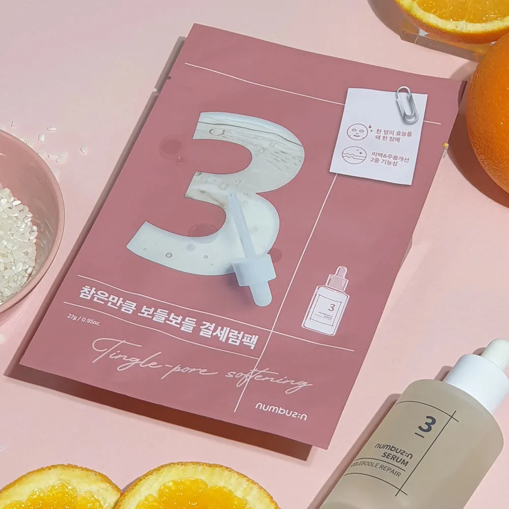 No.3 Tingle-Pore Softening Sheet Mask