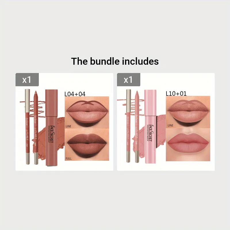 Nude Glam Duo Lip Set