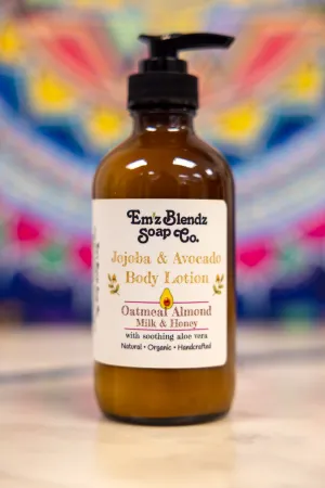 Oatmeal Almond Milk & Honey | Jojoba & Avocado Body Lotion | Daily Hydration