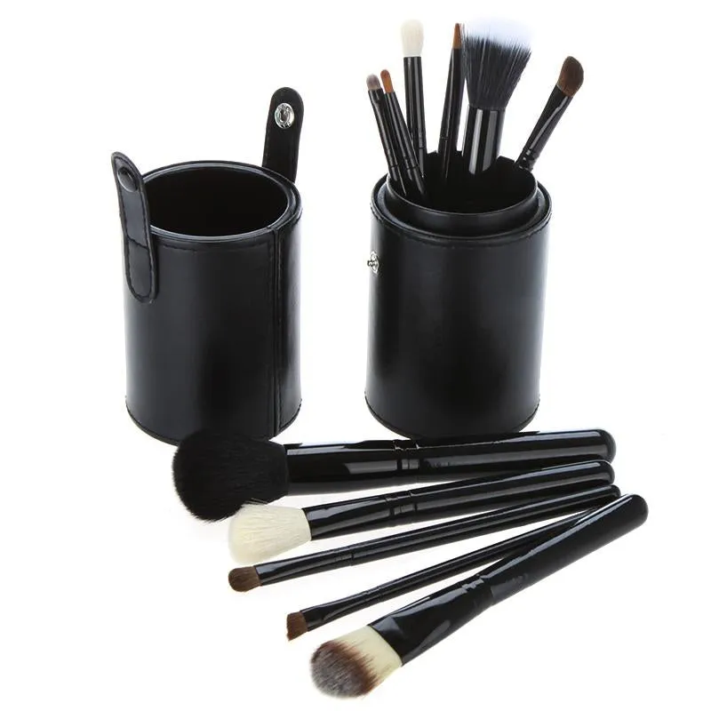 OH Fashion Makeup Brushes Set Midnight Black,13 PCs