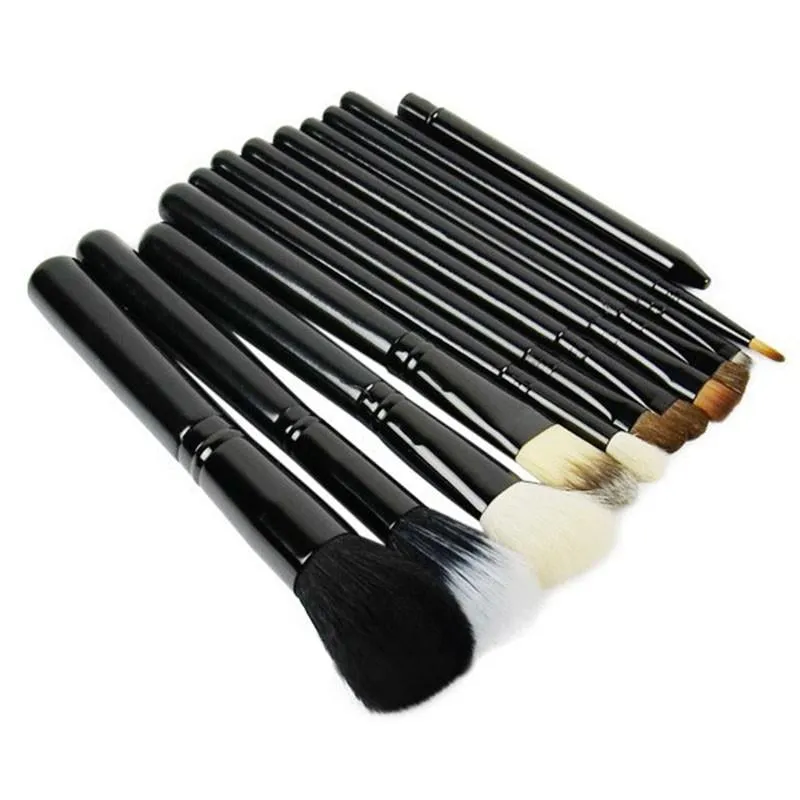 OH Fashion Makeup Brushes Set Midnight Black,13 PCs