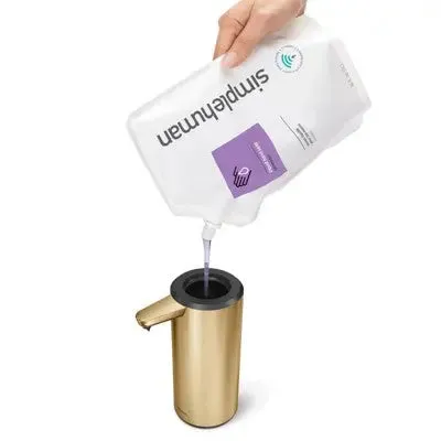 Open Box - simplehuman 9 oz. Touch-Free Automatic Rechargeable Sensor Liquid Soap Dispenser, Brass Stainless Steel