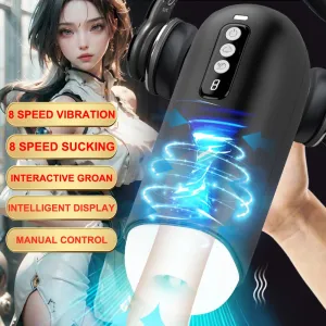 Oral Sex Toys for Men Real Vagina Pocket Pussy Automatic Oral Sex Machine