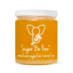 Organic cane sugar hair removal wax