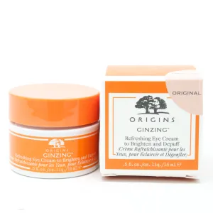 Origins Ginzing Refreshing Eye Cream  0.5oz/15ml New With Box