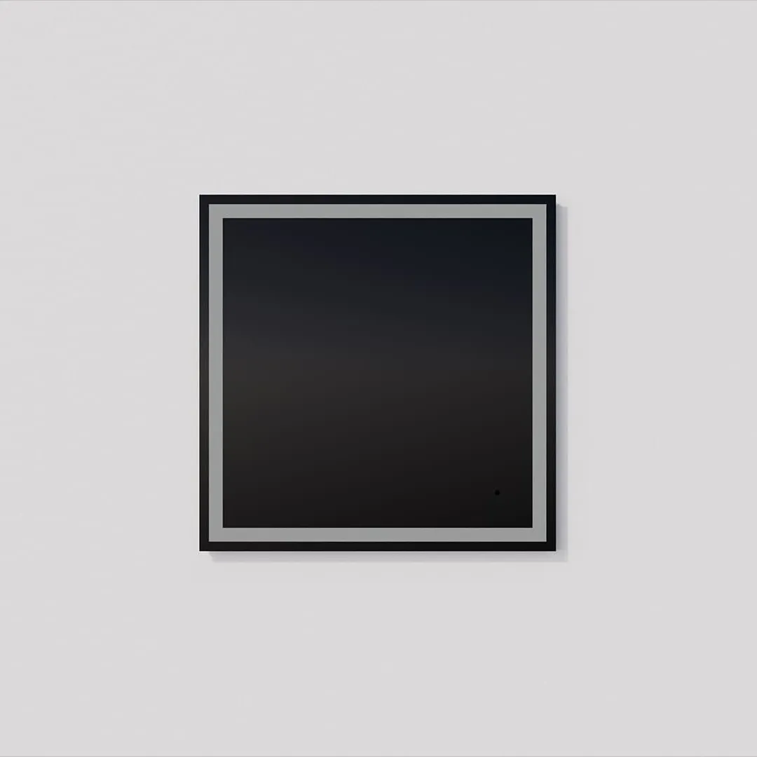 Oxygen Lighting MIMIC 3-1502-0 Designer Lighted Mirror Square 30x40 Inch