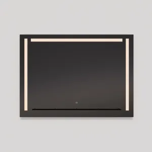 Oxygen Skylight 3-0305-15 Designer Rectangle Mirror 60x42 Inch - Black