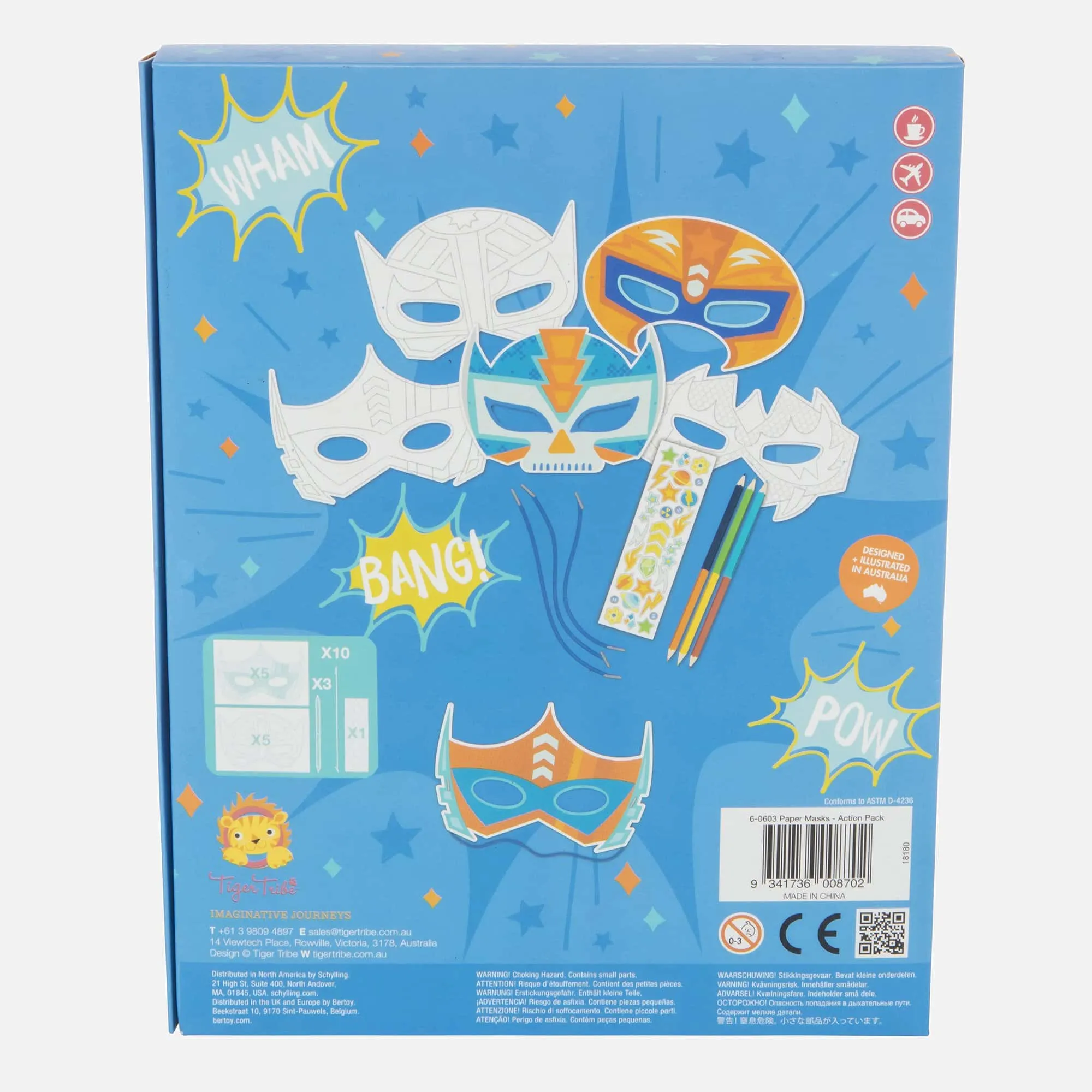 Paper Masks - Action Pack