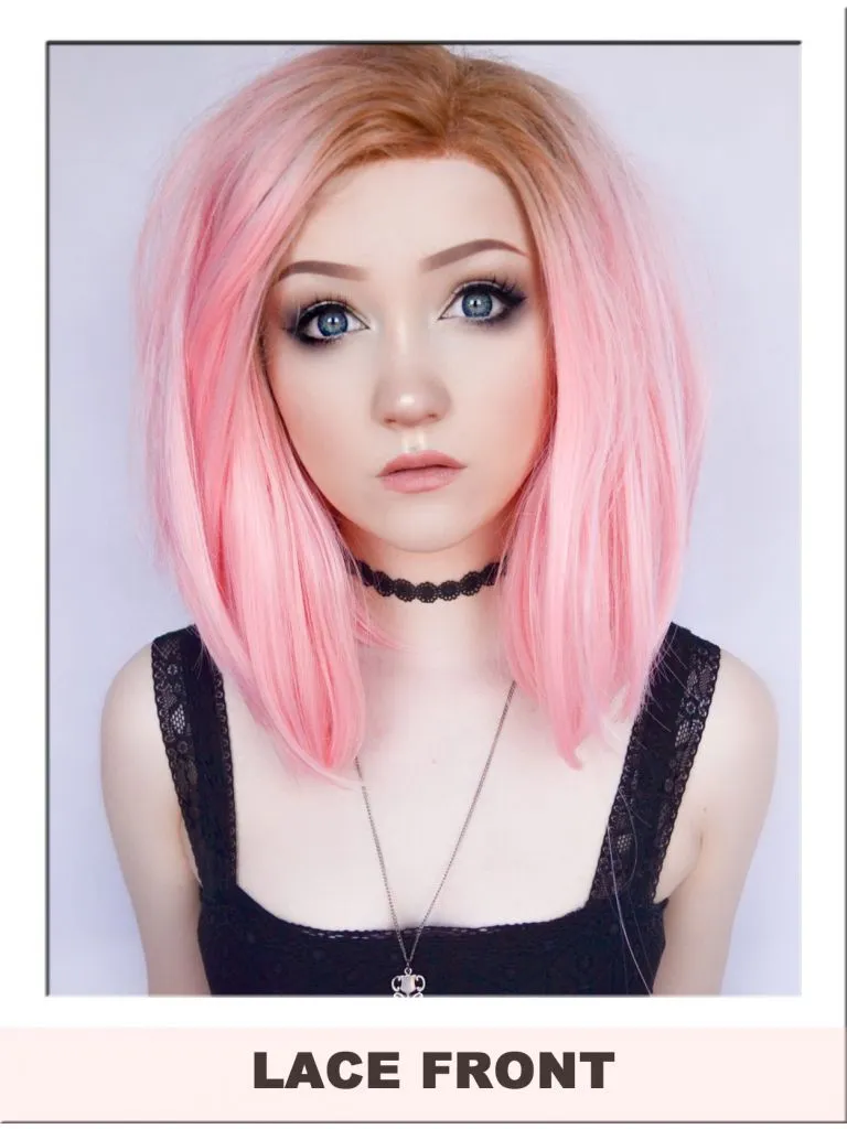 Pastel Pink Rebel Lace Front Wig