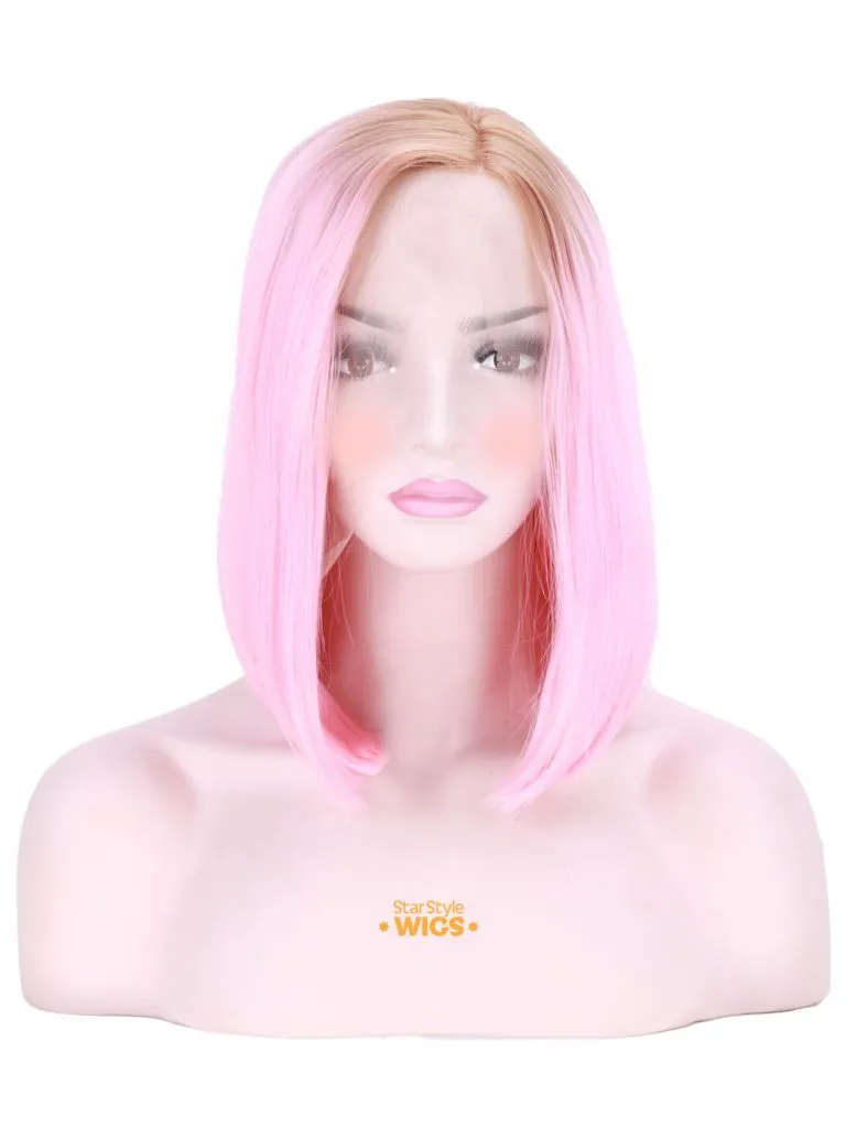 Pastel Pink Rebel Lace Front Wig
