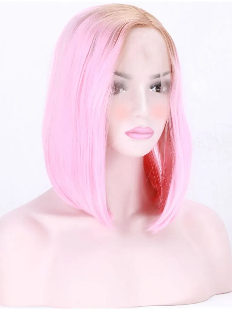 Pastel Pink Rebel Lace Front Wig