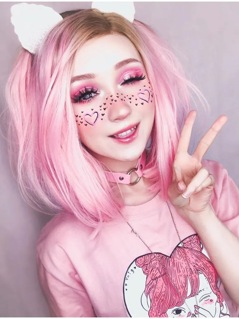 Pastel Pink Rebel Lace Front Wig