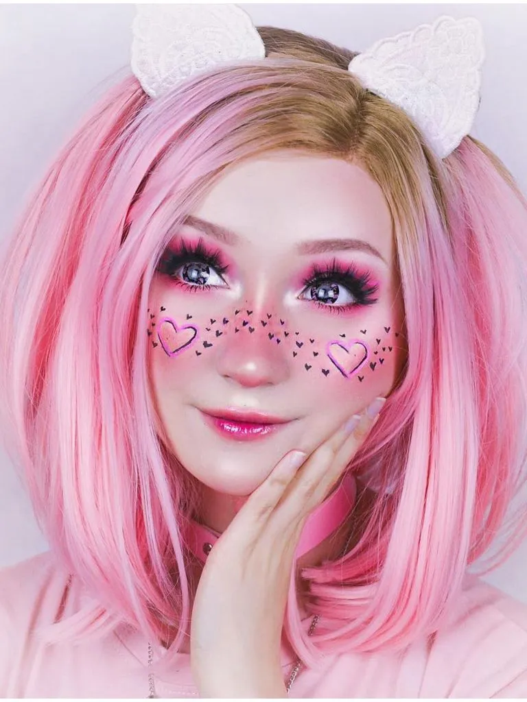 Pastel Pink Rebel Lace Front Wig