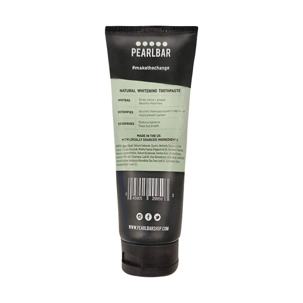 PearlBar Natural Whitening Charcoal Toothpaste