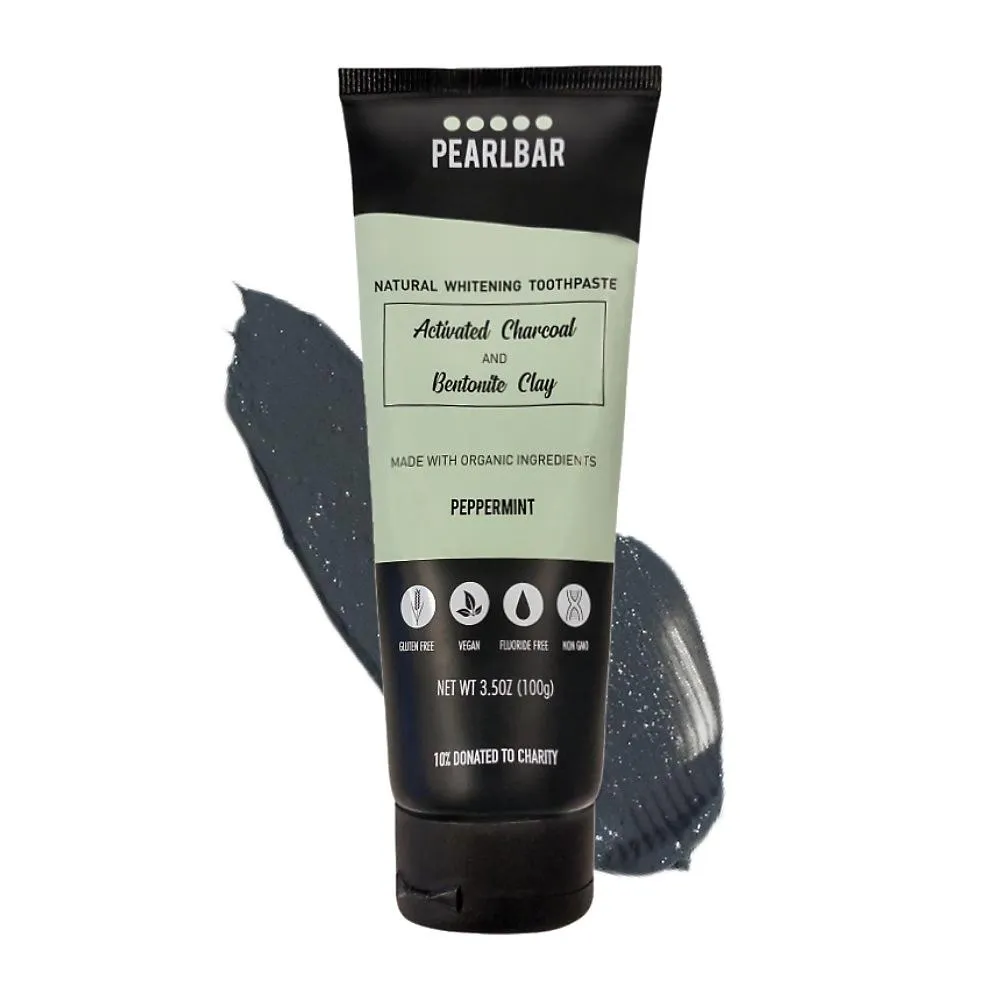 PearlBar Natural Whitening Charcoal Toothpaste