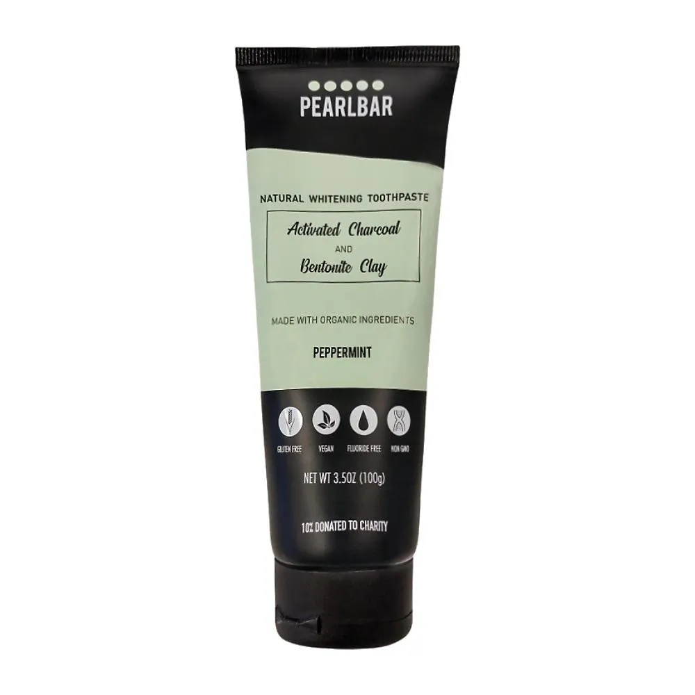 PearlBar Natural Whitening Charcoal Toothpaste