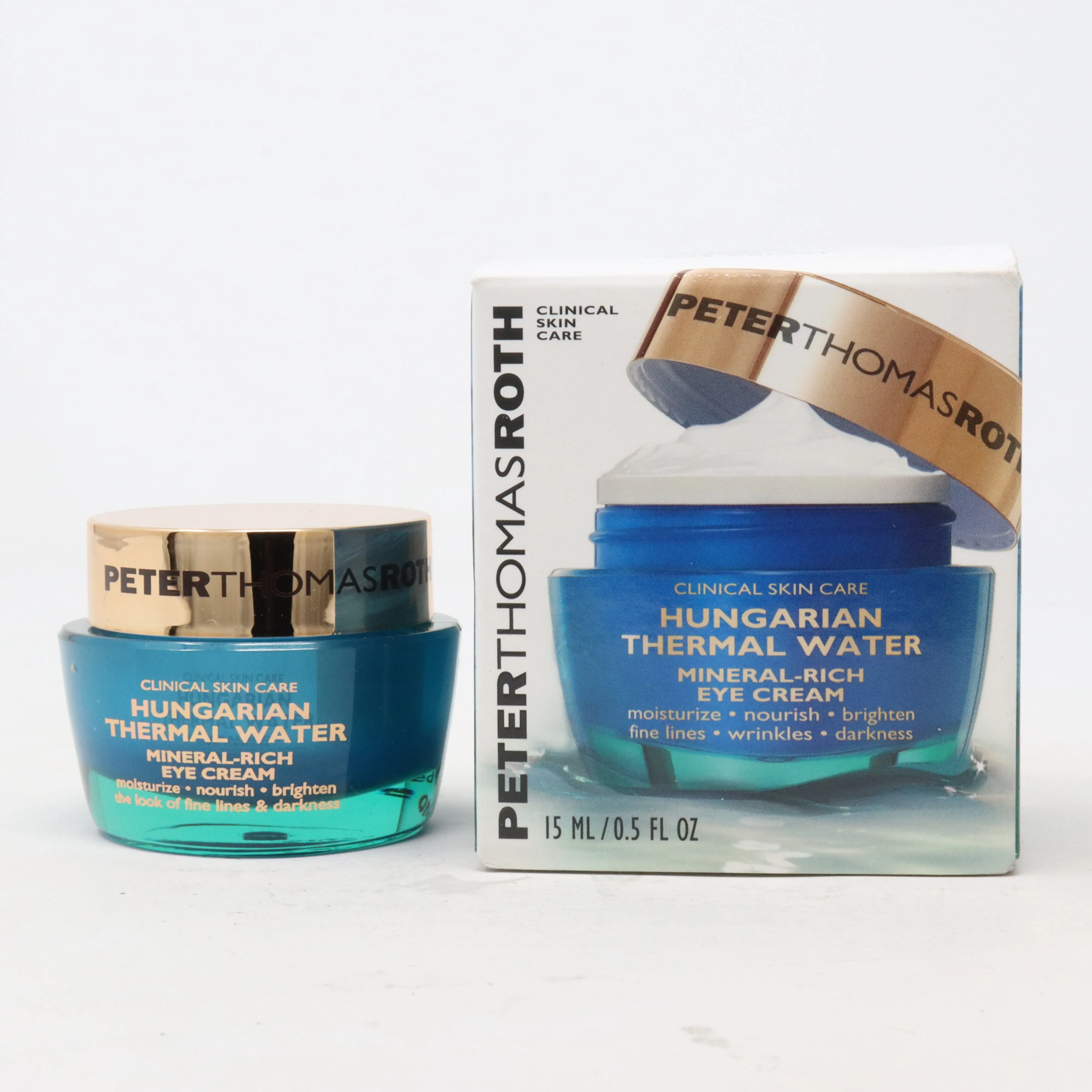 Peter Thomas Roth Hungarian Thermal Water Mineral-Rich Eye Cream 0.5oz New