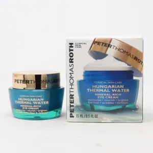Peter Thomas Roth Hungarian Thermal Water Mineral-Rich Eye Cream 0.5oz New