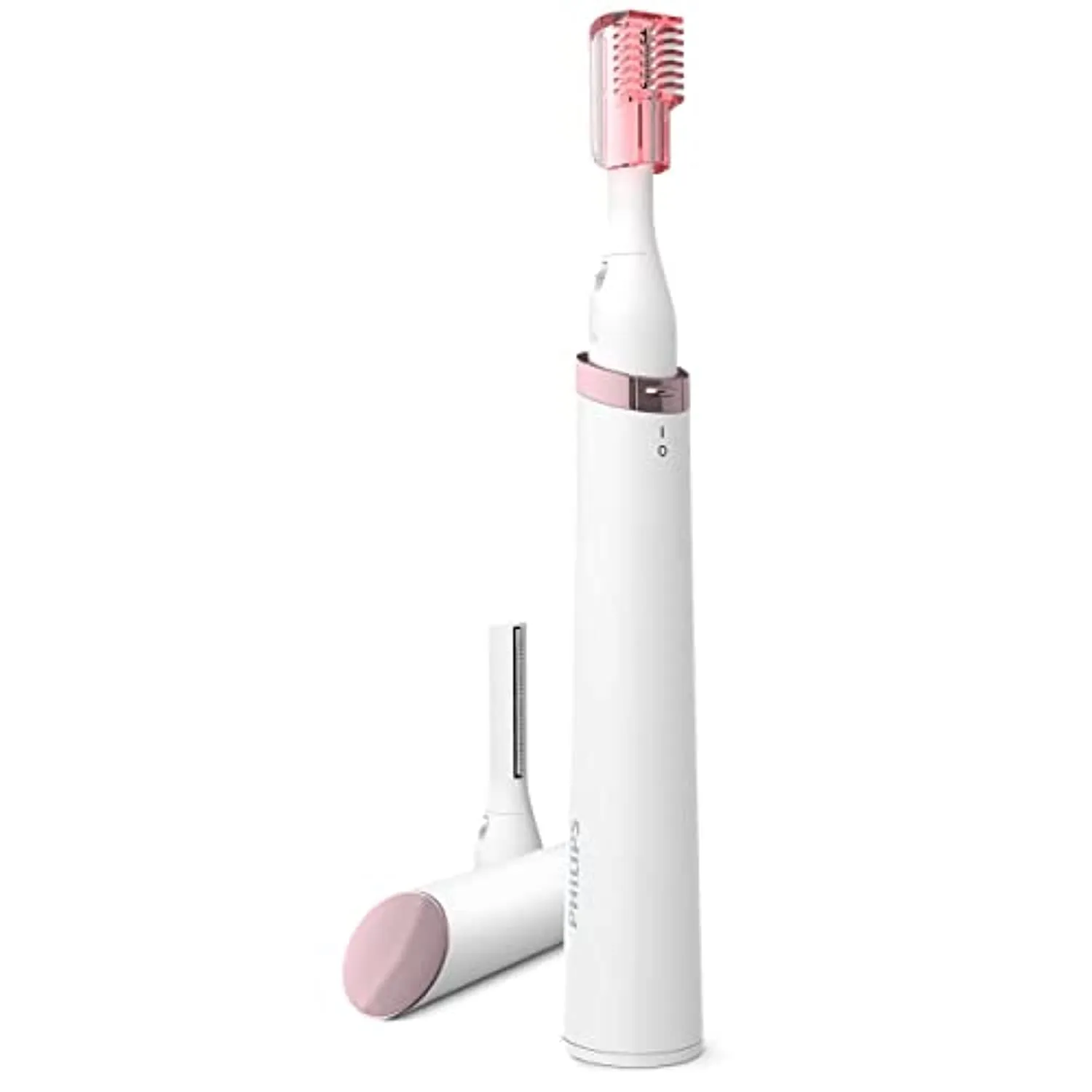 Philips Beauty SatinShave Prestige Women's Electric Shaver, Cordless Hair Removal with Trimmer   Bonus SatinCompact Women's Precision Trimmer, Instant Hair Removal for Face & Eyebrows, Fine Body Hair