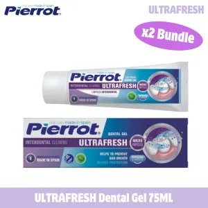 Pierrot Ultrafresh Dental Gel 75ml (Bundle of 2)