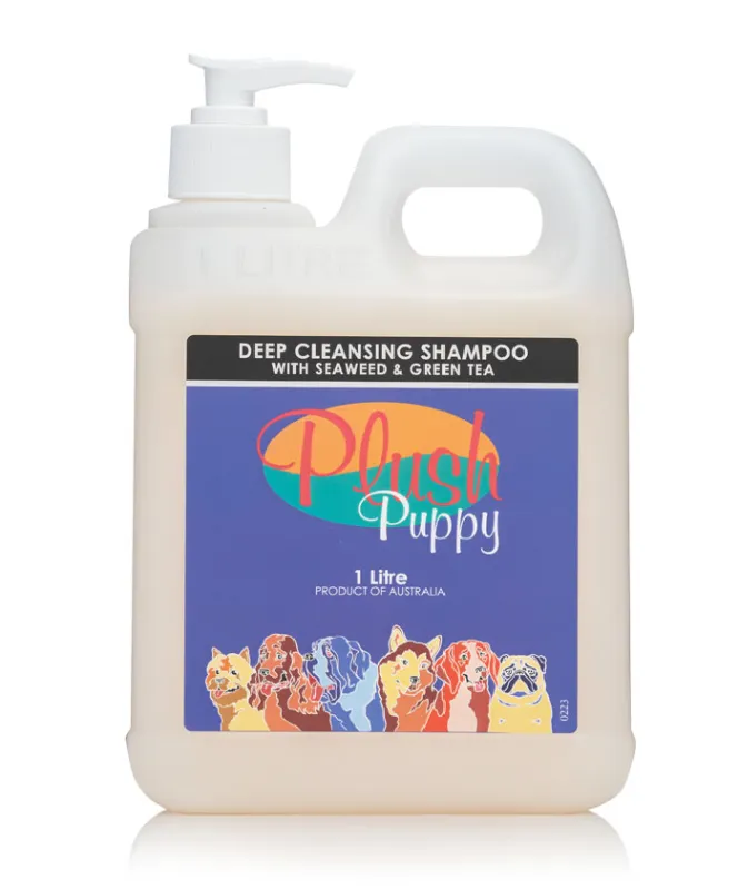 Plush Puppy Deep Cleansing Shampoo with Seaweed and Green Tea Extract - Assorted Sizes