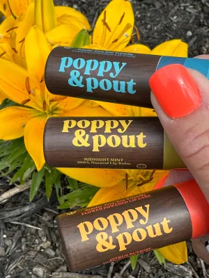 Poppy & Pout Retro Surf Lip Balm Collection