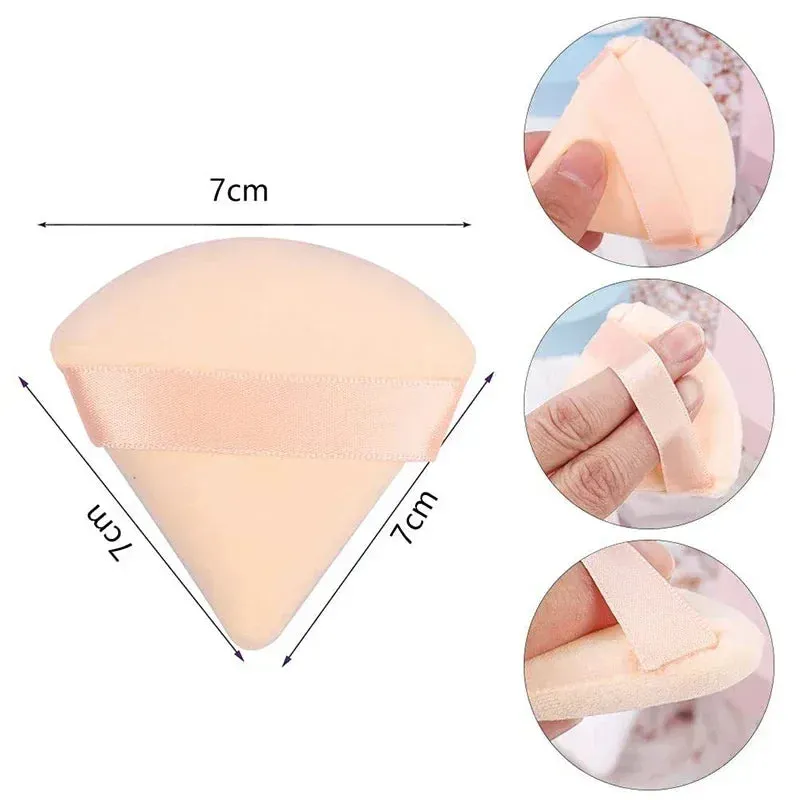 Powder Puff Triangle Makeup Sponge Setting Puff for Loose Powder Body Powder Beauty Makeup Tools