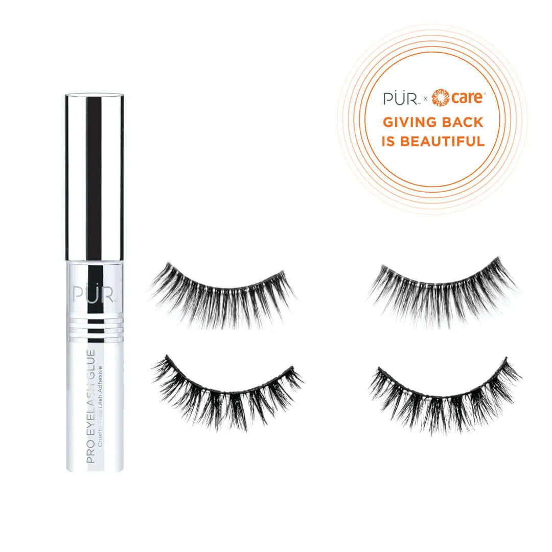 PÜR x CARE 3-Piece PRO Eyelash Kit