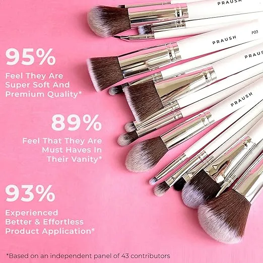 Praush 23 pcs Professional Makeup Brush Set