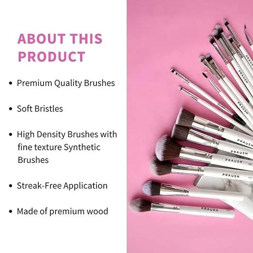 Praush 23 pcs Professional Makeup Brush Set
