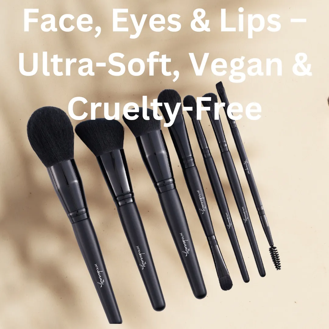 Premium 7-Piece Makeup Brush Set – Professional-Grade Brushes for Face, Eyes & Lips – Ultra-Soft, Vegan & Cruelty-Free, 4 oz