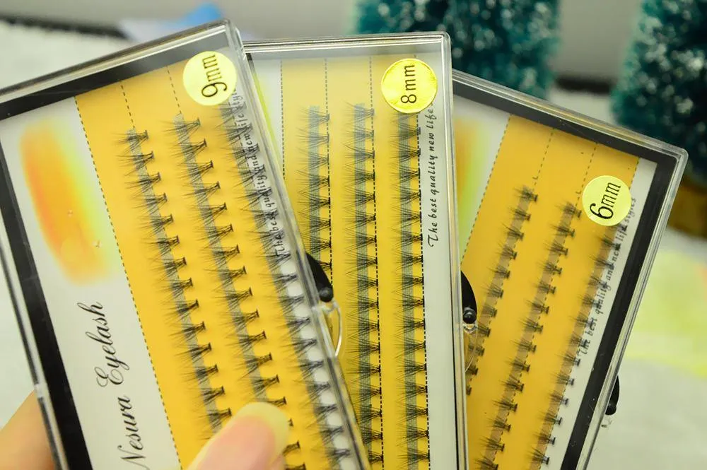 Professional Makeup Individual Cluster Eye Lashes,60pcs