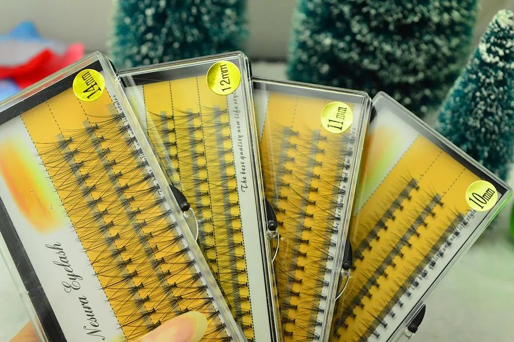 Professional Makeup Individual Cluster Eye Lashes,60pcs