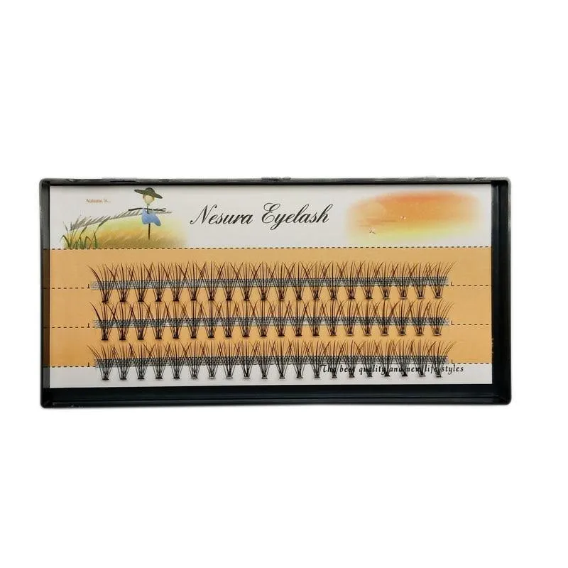Professional Makeup Individual Cluster Eye Lashes,60pcs