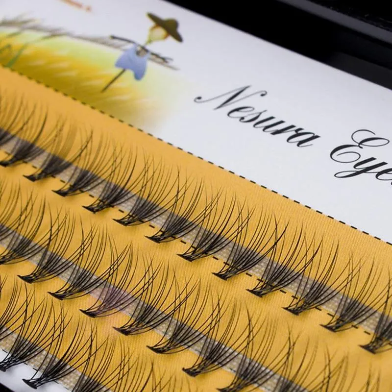 Professional Makeup Individual Cluster Eye Lashes,60pcs